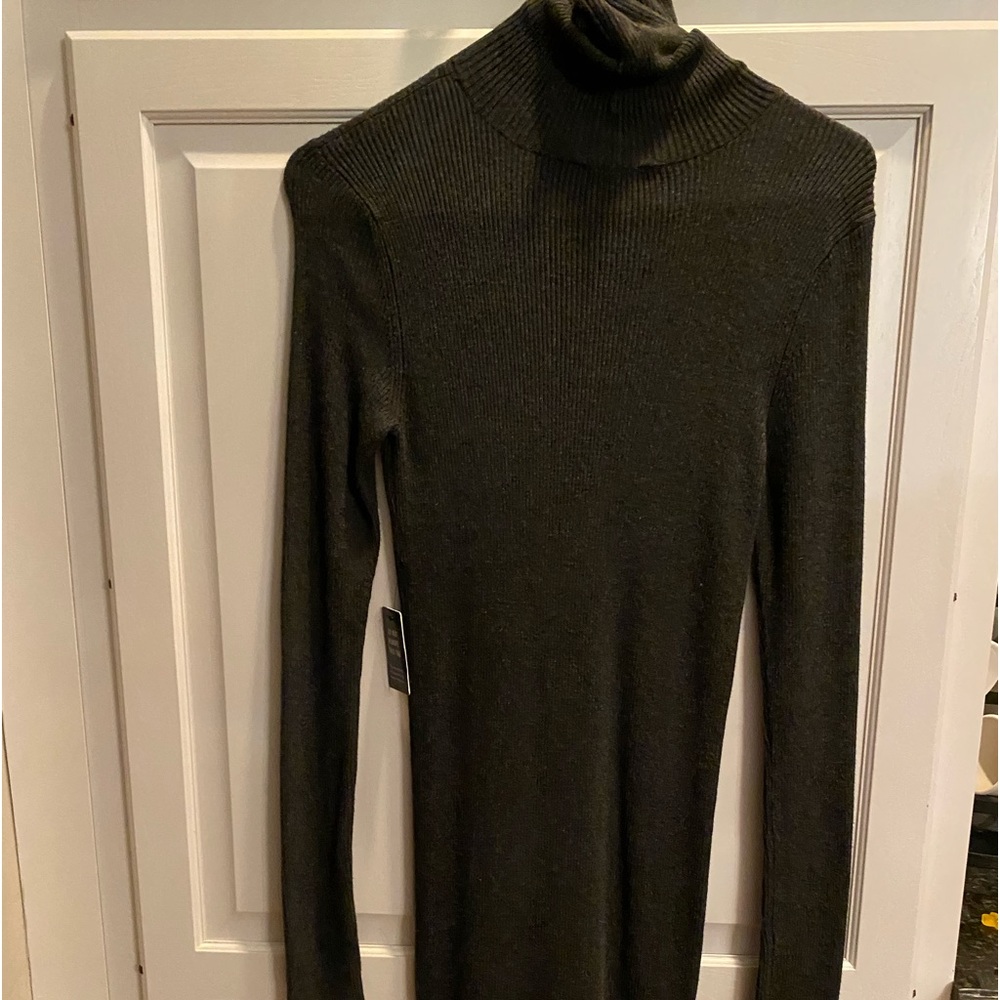 Express knit turtleneck dress. Never worn with tags size S.